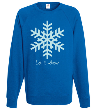 Niech pada śnieg! - Bluza z nadrukiem - Świąteczne - Męska