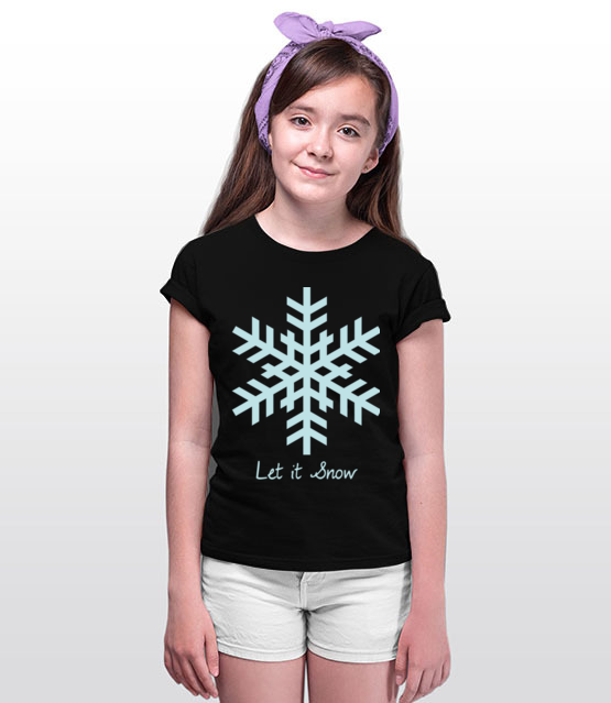 Niech pada snieg koszulka z nadrukiem swiateczne dziecko jipi pl 970 88