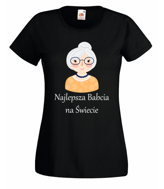 Najlepsza babcia moja babcia koszulka z nadrukiem dla babci kobieta jipi pl 975 59