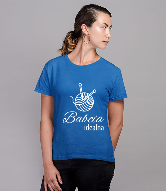 Babcia idealna koszulka niebanalna koszulka z nadrukiem dla babci kobieta jipi pl 981 79