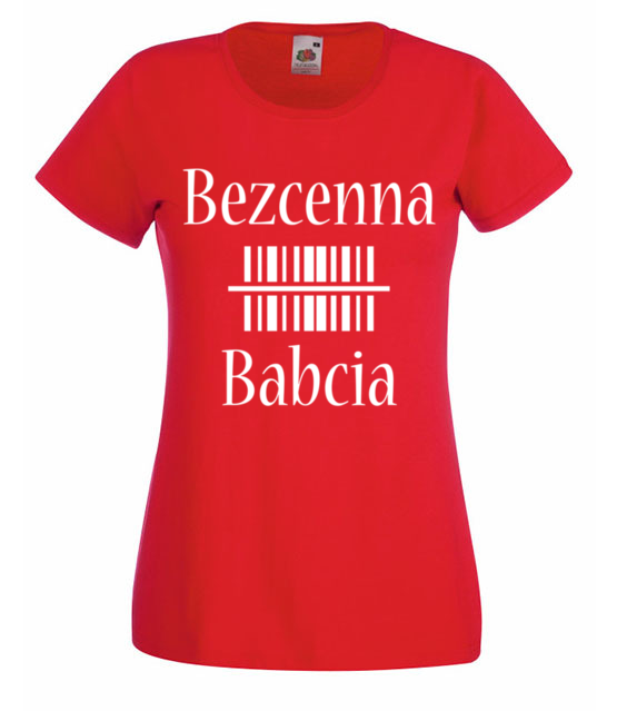 Bezcenna babcia koszulka z nadrukiem dla babci kobieta jipi pl 993 60