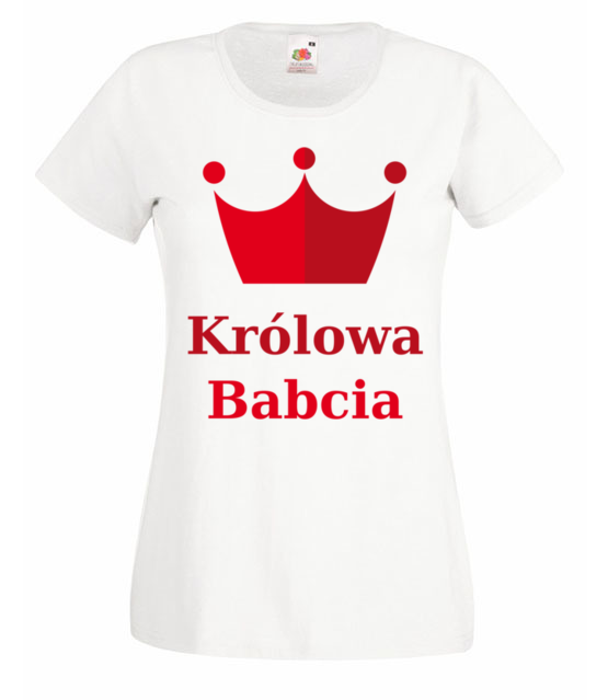 Krolowa babcia moja krolowa koszulka z nadrukiem dla babci kobieta jipi pl 996 58