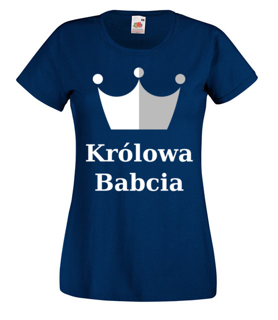 Krolowa babcia moja krolowa koszulka z nadrukiem dla babci kobieta jipi pl 997 62