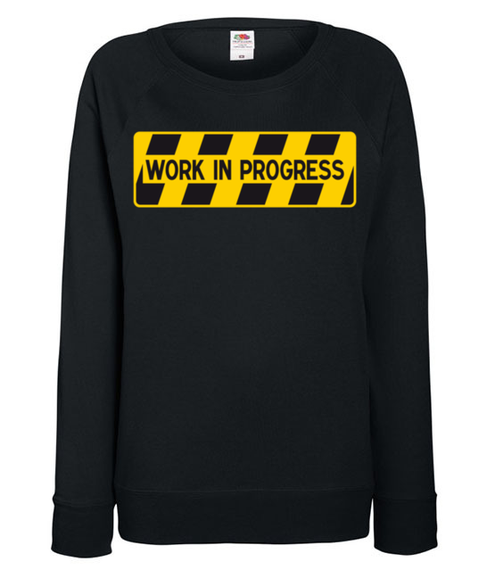 Praca w toku bluza z nadrukiem praca kobieta jipi pl 1010 115