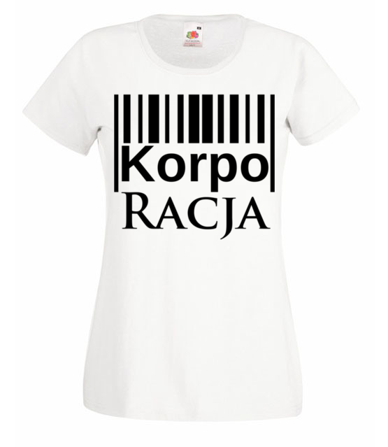Przeciez wiem korporacja koszulka z nadrukiem praca kobieta jipi pl 1015 58