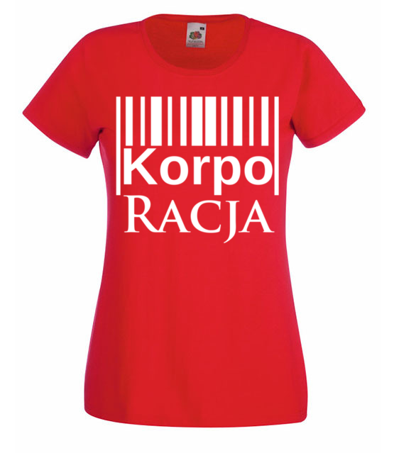 Przeciez wiem korporacja koszulka z nadrukiem praca kobieta jipi pl 1016 60