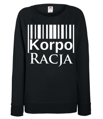Przecież wiem - korpoRACJA! - Bluza z nadrukiem - Praca - Damska