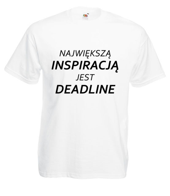 Deadline powrot inspiracji koszulka z nadrukiem praca mezczyzna jipi pl 1019 2