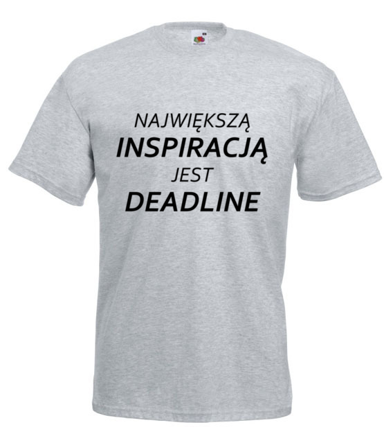 Deadline powrot inspiracji koszulka z nadrukiem praca mezczyzna jipi pl 1019 6