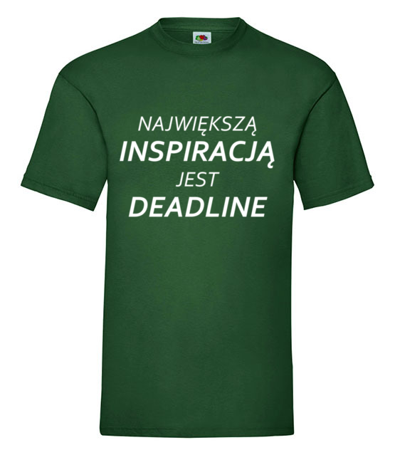 Deadline powrot inspiracji koszulka z nadrukiem praca mezczyzna jipi pl 1020 188