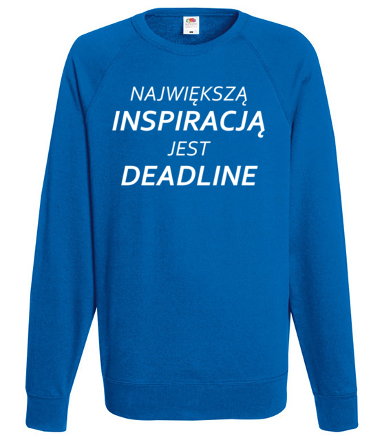 Deadline powrot inspiracji bluza z nadrukiem praca mezczyzna jipi pl 1020 109