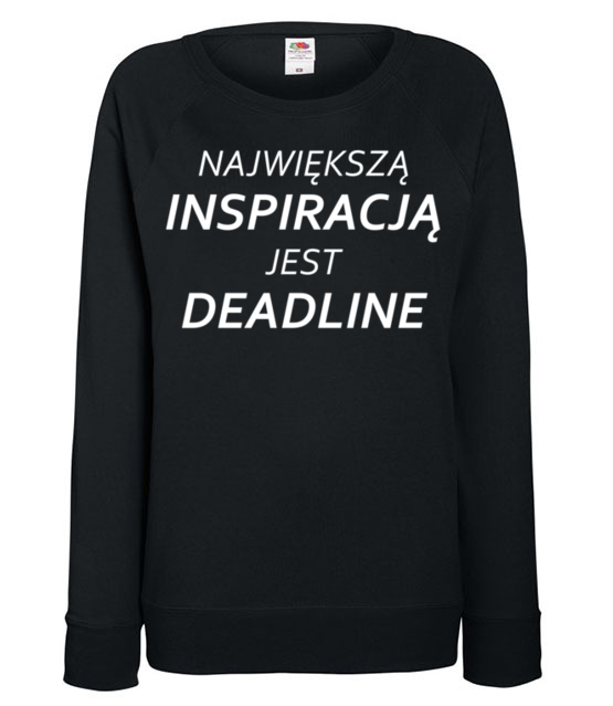 Deadline powrot inspiracji bluza z nadrukiem praca kobieta jipi pl 1020 115