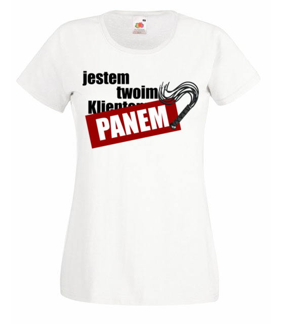 Klient nasz pan koszulka z nadrukiem praca kobieta jipi pl 1021 58