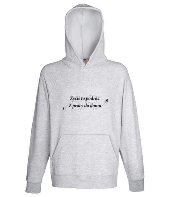 Zycie to wieczna podroz bluza z nadrukiem praca mezczyzna jipi pl 1027 138