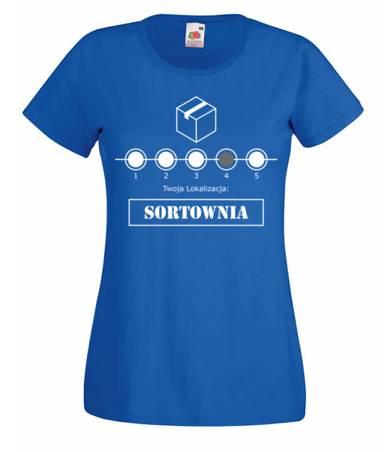 Przestoj na sortowni koszulka z nadrukiem praca kobieta jipi pl 1032 61