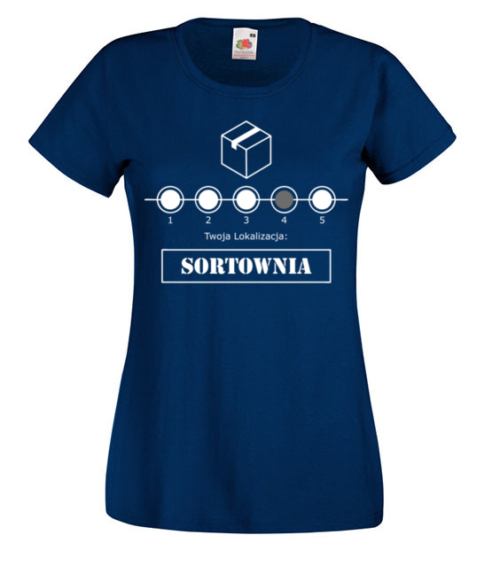 Przestoj na sortowni koszulka z nadrukiem praca kobieta jipi pl 1032 62