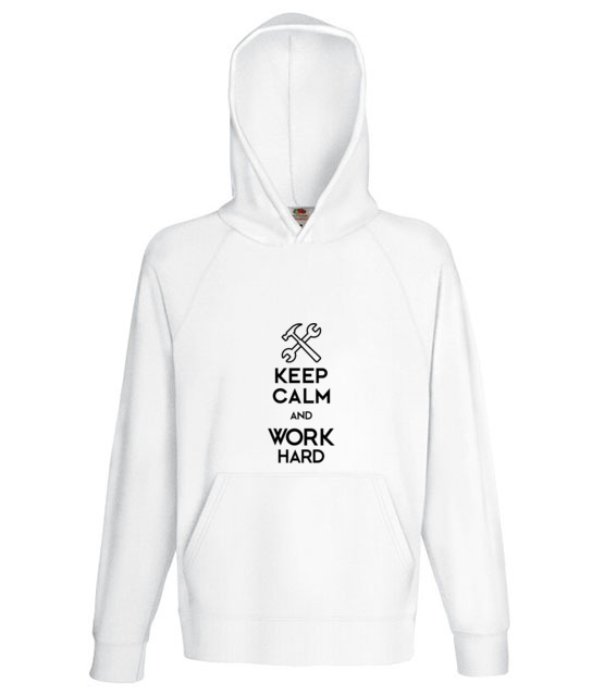 Keep calm work hard bluza z nadrukiem praca mezczyzna jipi pl 1035 135