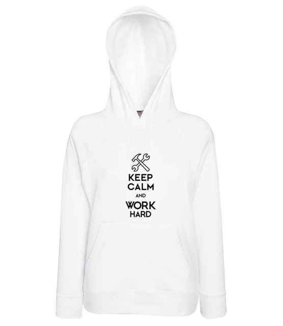 Keep calm work hard bluza z nadrukiem praca kobieta jipi pl 1035 145