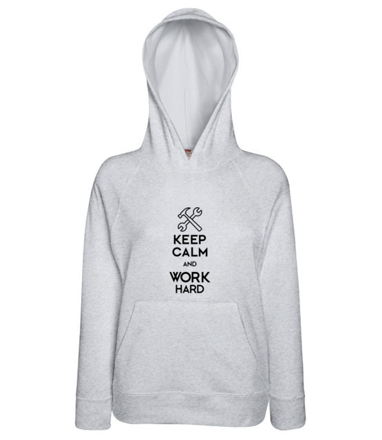 Keep calm work hard bluza z nadrukiem praca kobieta jipi pl 1035 148
