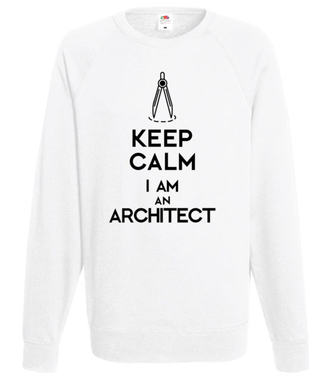 Keep calm, i am architect! - Bluza z nadrukiem - Praca - Męska