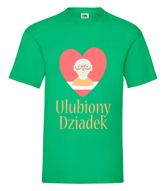 Ty jestes ulubionym dziadkiem koszulka z nadrukiem dla dziadka mezczyzna jipi pl 1045 186