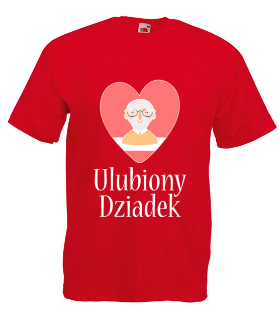 Ty jestes ulubionym dziadkiem koszulka z nadrukiem dla dziadka mezczyzna jipi pl 1046 4