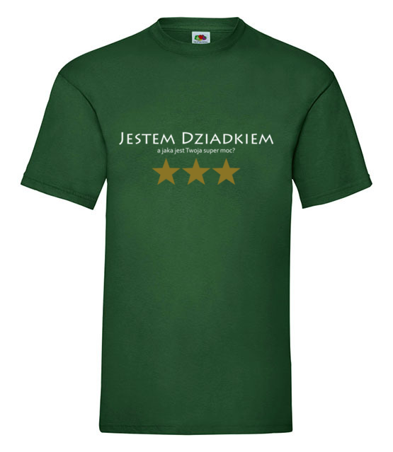 Moja super moc dziadek koszulka z nadrukiem dla dziadka mezczyzna jipi pl 1048 188