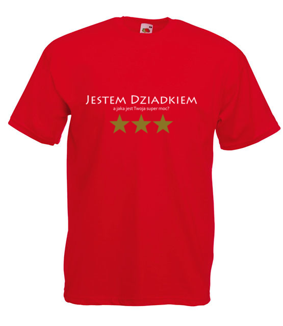 Moja super moc dziadek koszulka z nadrukiem dla dziadka mezczyzna jipi pl 1048 4