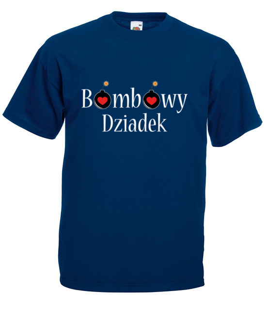 Bombowy dziadek koszulka z nadrukiem dla dziadka mezczyzna jipi pl 1050 3