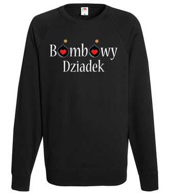 Bombowy dziadek - Bluza z nadrukiem - Dla Dziadka - Męska