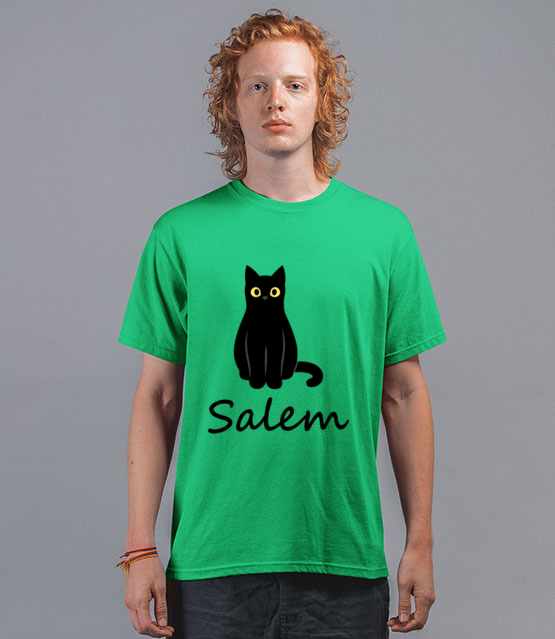 Salem kot z magia koszulka z nadrukiem filmy i seriale mezczyzna jipi pl 1061 194