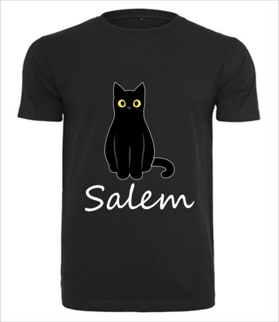 Salem kot z magia koszulka z nadrukiem filmy i seriale mezczyzna jipi pl 1062 1