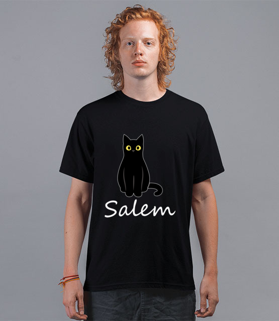 Salem kot z magia koszulka z nadrukiem filmy i seriale mezczyzna jipi pl 1062 41