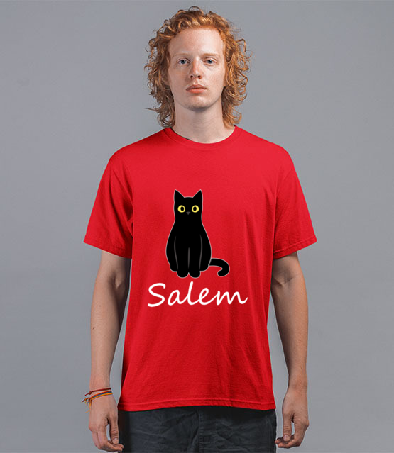 Salem kot z magia koszulka z nadrukiem filmy i seriale mezczyzna jipi pl 1062 42
