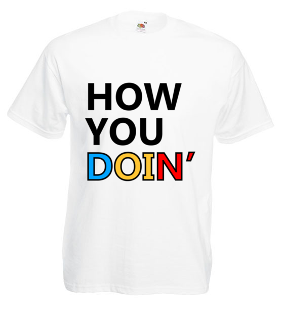 How you doin koszulka z nadrukiem filmy i seriale mezczyzna jipi pl 1063 2