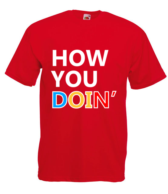 How you doin koszulka z nadrukiem filmy i seriale mezczyzna jipi pl 1064 4