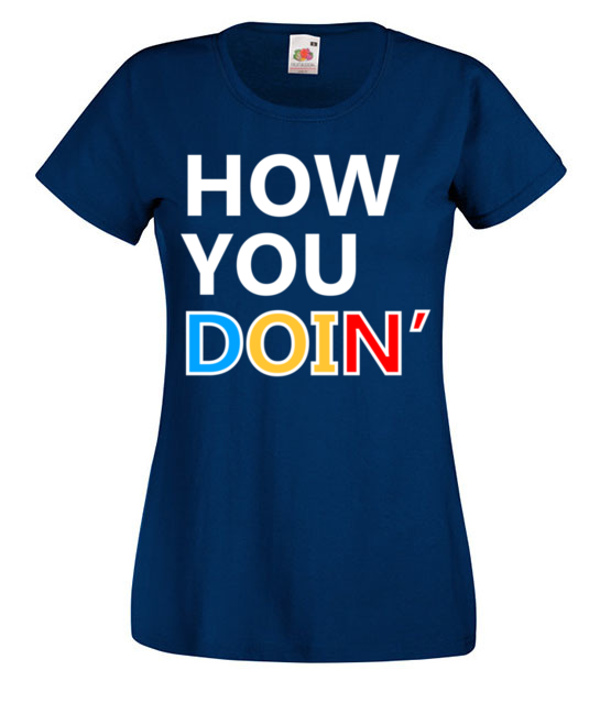 How you doin koszulka z nadrukiem filmy i seriale kobieta jipi pl 1064 62