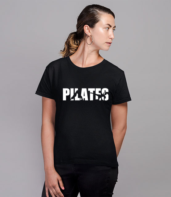 Pilates moj sport koszulka z nadrukiem sport kobieta jipi pl 1068 76