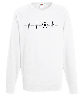 W żyłach piłkarska płynie krew - Bluza z nadrukiem - Sport - Męska