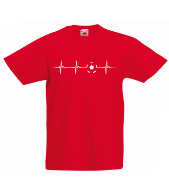 W żyłach piłkarska płynie krew - Koszulka z nadrukiem - Sport - Dziecięca