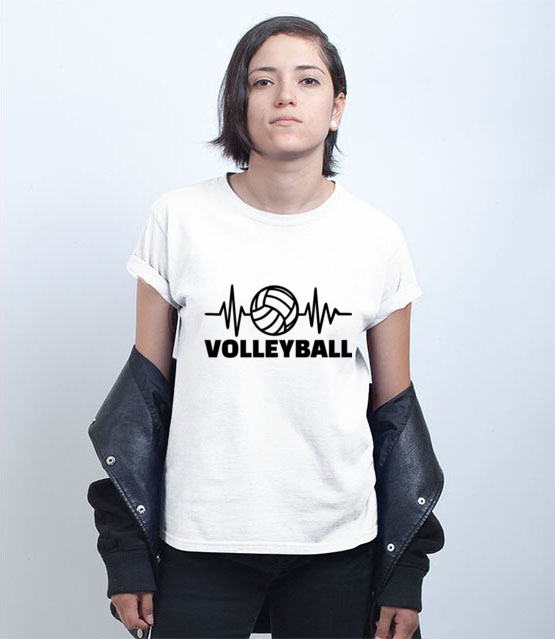 Moja ukochana siatkowa koszulka z nadrukiem sport kobieta jipi pl 1075 71