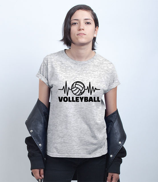 Moja ukochana siatkowa koszulka z nadrukiem sport kobieta jipi pl 1075 75