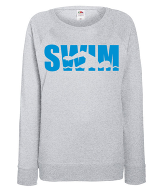 Płynąć w stronę sukcesu - Bluza z nadrukiem - Sport - Damska