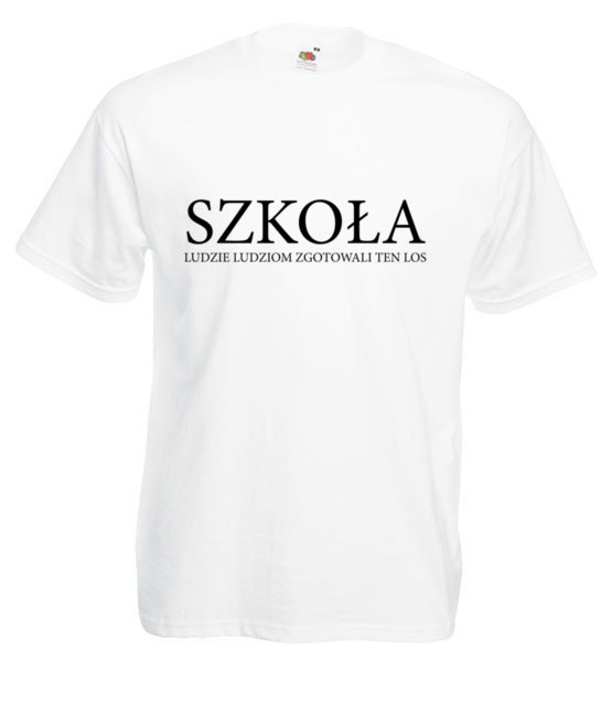Szkola a ty z czym kojarzysz koszulka z nadrukiem szkola mezczyzna jipi pl 1079 2