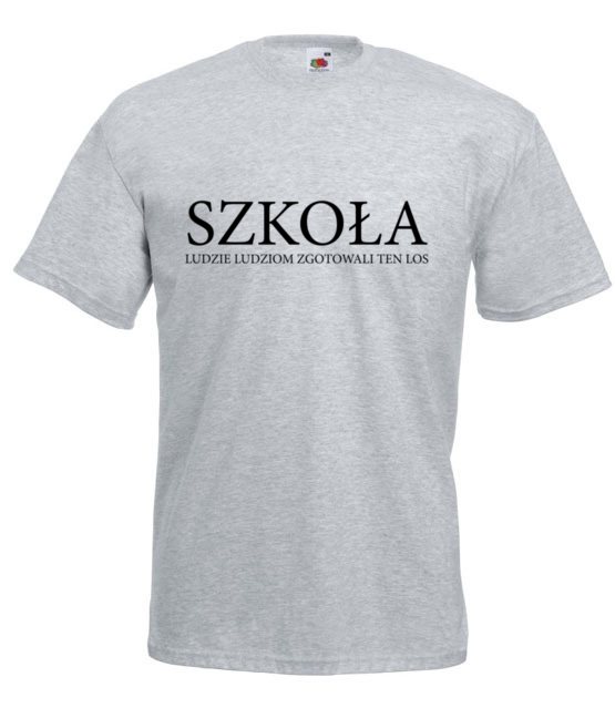 Szkola a ty z czym kojarzysz koszulka z nadrukiem szkola mezczyzna jipi pl 1079 6