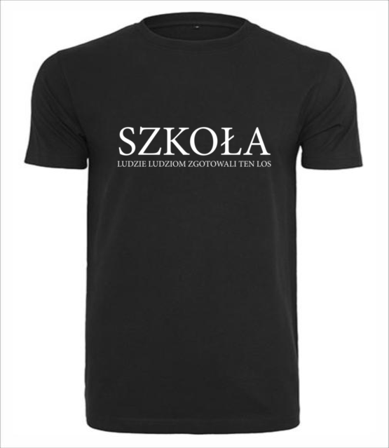 Szkola a ty z czym kojarzysz koszulka z nadrukiem szkola mezczyzna jipi pl 1080 1