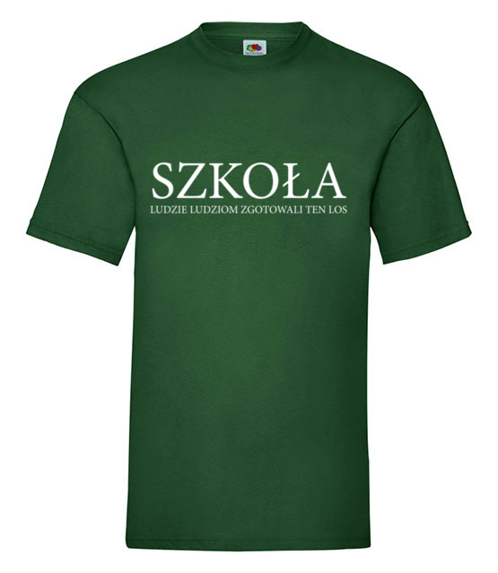Szkola a ty z czym kojarzysz koszulka z nadrukiem szkola mezczyzna jipi pl 1080 188