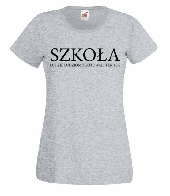 Szkola a ty z czym kojarzysz koszulka z nadrukiem szkola kobieta jipi pl 1079 63