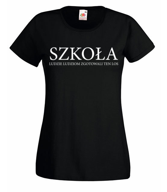 Szkola a ty z czym kojarzysz koszulka z nadrukiem szkola kobieta jipi pl 1080 59