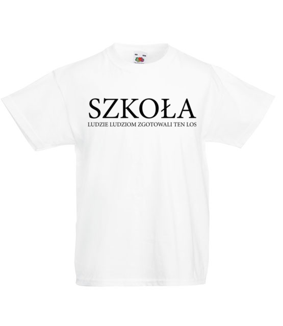 Szkola a ty z czym kojarzysz koszulka z nadrukiem szkola dziecko jipi pl 1079 83
